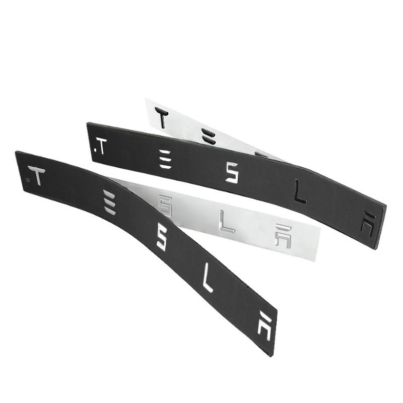 BFNWZ1 1Pcs Auto Decorate Styling Trunk Label For Tesla Model 3 X Mode Y Logo Rear Tail Label Car Accessories Personalized Car Sticker