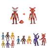 Яркие 6 шт. Fnaf Пять ночей у Фредди Светящиеся фигурки для детей