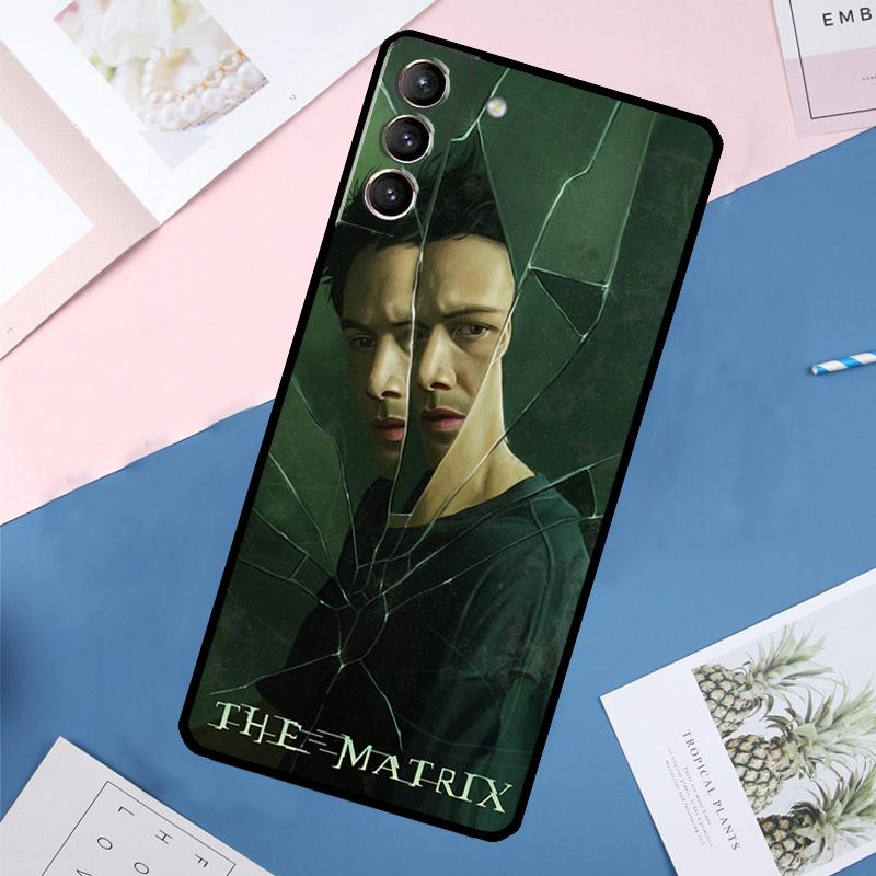 Matrix Case For Samsung Galaxy S24 Ultra S20 S21 S22 S23 S25 Ultra S9 S10 Plus S25 FE Back Cover