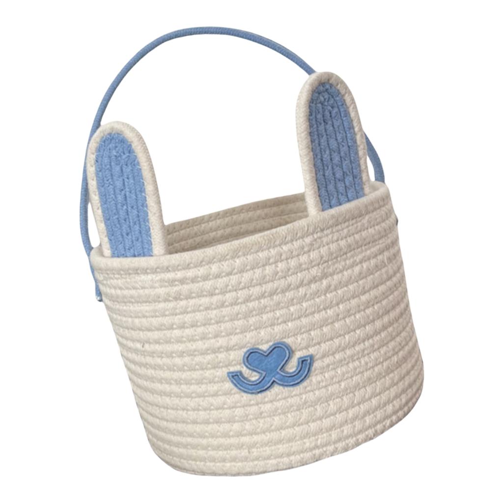 Корзина для яиц в форме пасхального кролика, портативный аксессуар для праздничных украшений и семейных посиделок, домашнего использования