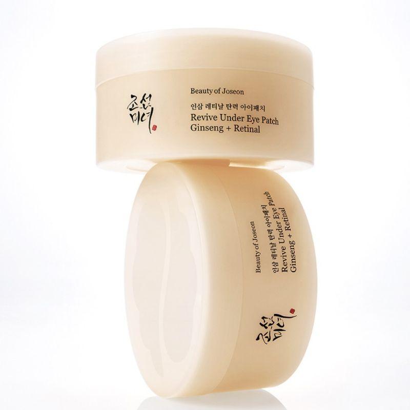 Beauty of Joseon Патчи для глаз Revive с женьшенем + ретинолом 60 штук | Укрепляющие и осветляющие гидрогелевые патчи для глаз