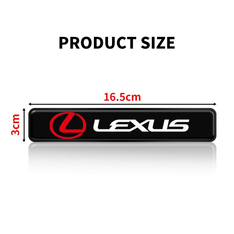 Car Mid-net Lamp Badge Emblem Decoration Styling Auto Accessories For Lexus EX300H RX450H IS300H ES300H NX RX GS Al20 LX GX