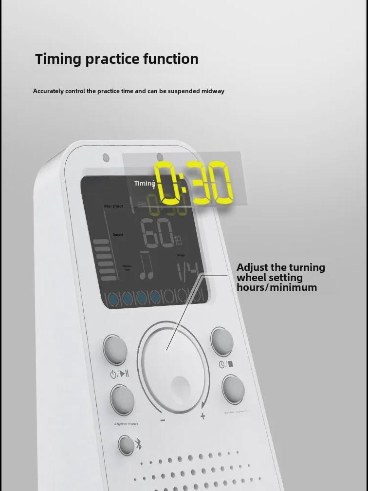 Cherub 289 Электронный метроном с подсчетом голосов человека для фортепиано, барабана, гучжэна