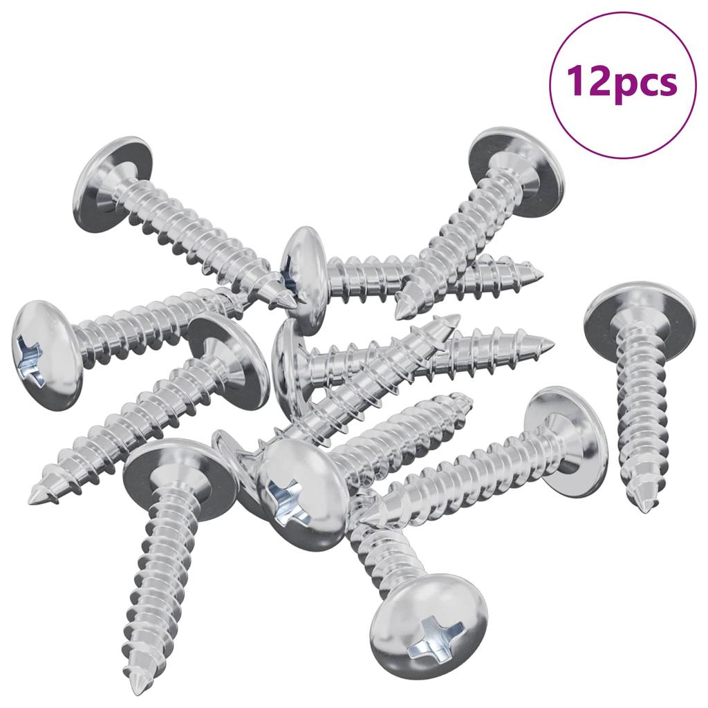 Self Drilling Nail 12 pcs Zinc Coated 4 x 20 mm