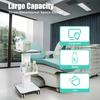 Bymaocar Передвижная тележка Тележка для салона красоты Подставка для спа клиники Тележка на роликах Напольная с ручкой и четырьмя универсальными колесами