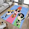 Powerpuff Girls Adventure Carpet For Playroom Bedroom Living Room Sofa Home Decorkids Game Area Rug Nonslip Floor Mat