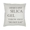 Silica Gel Packet Pillow Case xcm Decor Home Cute Do Not Eat Packet Cushions for Sofa Square Pillowcase