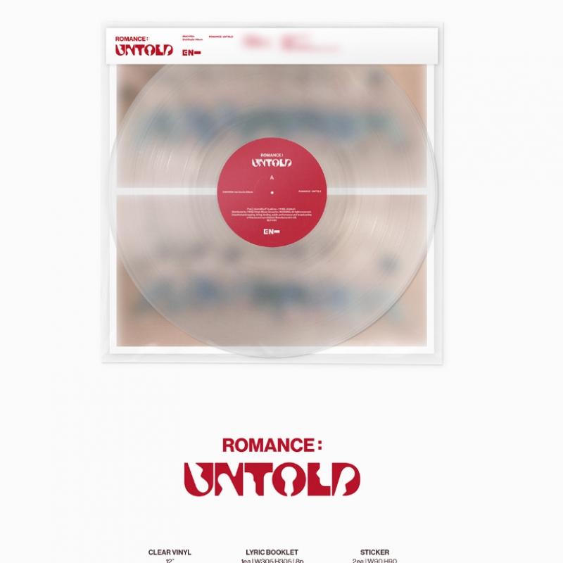 Enhyphen Romance Untold 2-й альбом Винил 
