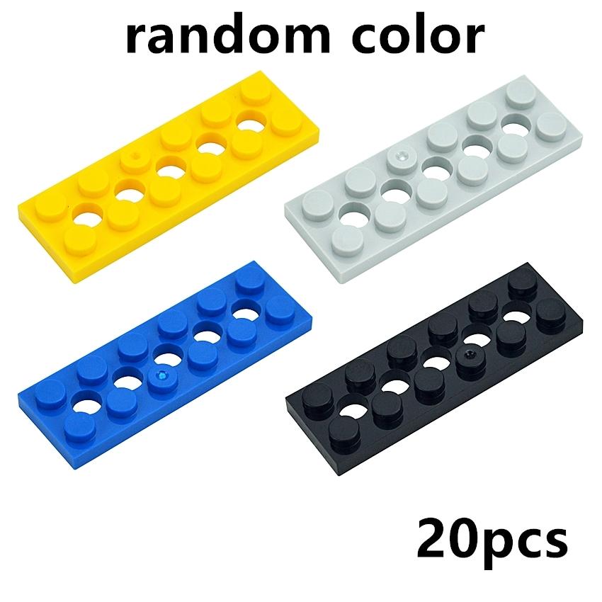 Конструктор MOC 32001 Пластина 2x6 С 5 отверстиями DIY Образовательные Творческие Игрушки Для Детей Собирать Блоки