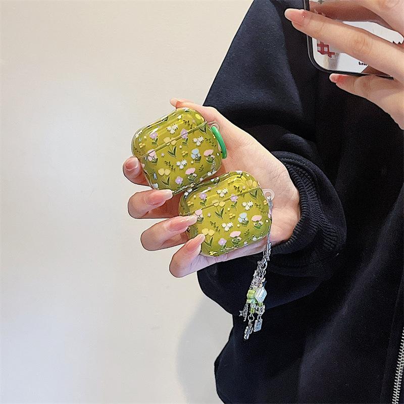 Summer small fresh color tulips for AirPods 1 /pro1 earphone protective case cover two or three generations of new models