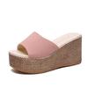 Women's Shoes Muffin Thick-soled Heightening Table Women's Sandals Slippers One-word Casual Outer Wear Sandals