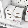 3-Tier Clear Acrylic Drawer Storage Box Durable Desktop Organizer for Home Vanity Desk Stationery Storage