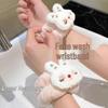 Новое поступление: Милая плюшевая резинка для волос с кроликом и абсорбирующая повязка на запястье для умывания