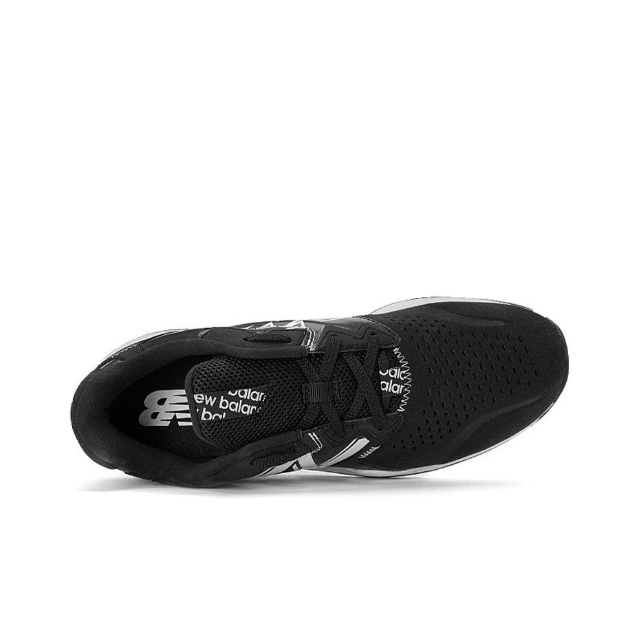 New Balance NB 1100 Удобные сетчатые кроссовки из синтетической кожи с низким верхом Унисекс Кроссовки для бега Черные Белые MS1100SA