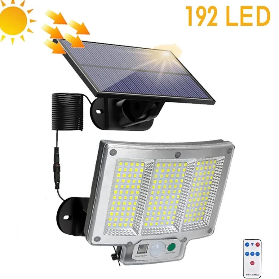 Солнечный светильник 104LED портативный фонарь 80000LM солнечный свет дистанционное управление светильники встроенный аккумулятор уличный солнечный настенный светильник