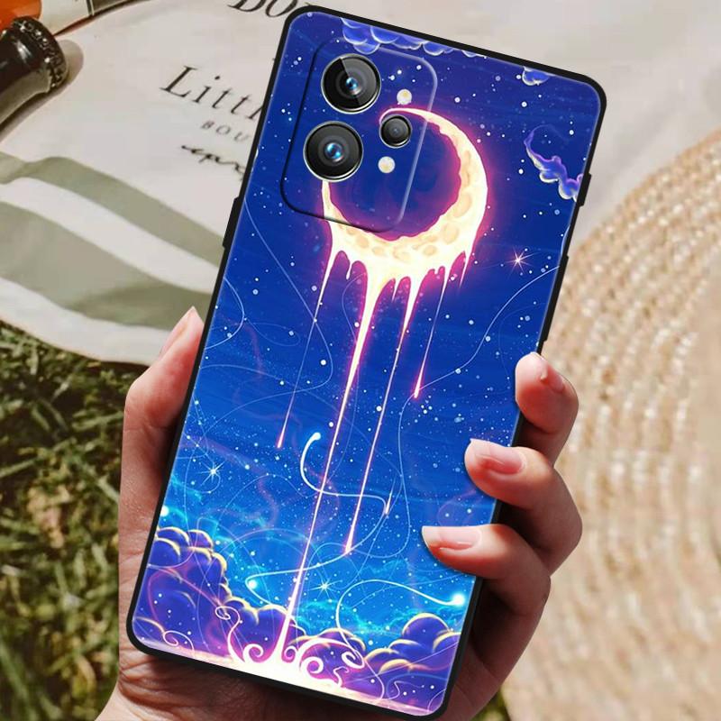 Чехол для Realme GT2 Pro 5G ТПУ Черный Бампер Силиконовый Защитный Funda для Realme GT 2 Pro Чехол для Телефона GT2 Pro 2PRO 2022 Capas