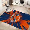 Knicks logo Print Area Rug - Soft, Washable Non-Slip Indoor Mat for Office Chairs, Living Room, Home Office Decorative Rug
