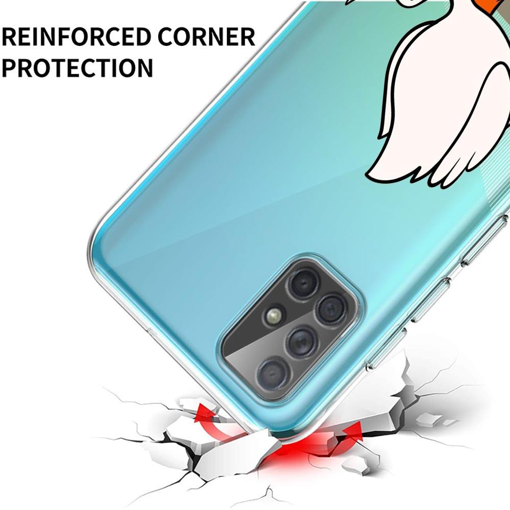 Чехол для телефона Samsung Galaxy A51 A71 A21S A12 A11 A31 A52 A41 A32 A01 A23 A33 A53 A73 A03S A13 5G, мягкий чехол