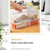 Transparent Self-Sealing Bag Durable Household Thickened Food Preservation Zipper Bag Self-Sealing Plastic Bag
