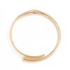 Punk Water Drop Torques Choker Necklace Open Cuff Bangle for Women Wed Bridal Adjustable Rings Party Grunge Jewelry Set