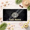 Collingwood Football Club (1) Custom Name Beach Towel Soft Towel Gift for Beach Pool Swimming Vacation