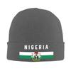 Nigeria Flag And Coat Of Arms Beanie For Men Women Winter Knitted Skull Cap