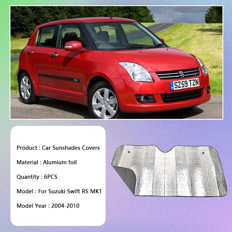 Оконный козырек для Suzuki Swift RS RS413 413D 415 MK1 2004 ~ 2010, солнцезащитная штора, зонтик для лобового стекла, салон автомобиля