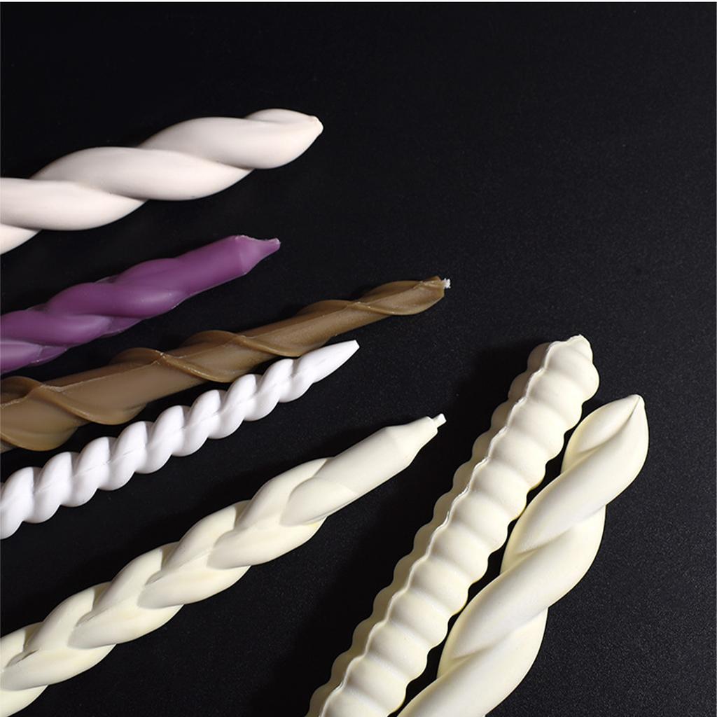 Силиконовые формы для свечей Strips Twist Designs для ароматических свечей и украшений тортов на День святого Валентина и Рождество