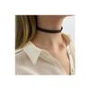Brown Leather Collar Choker Necklace