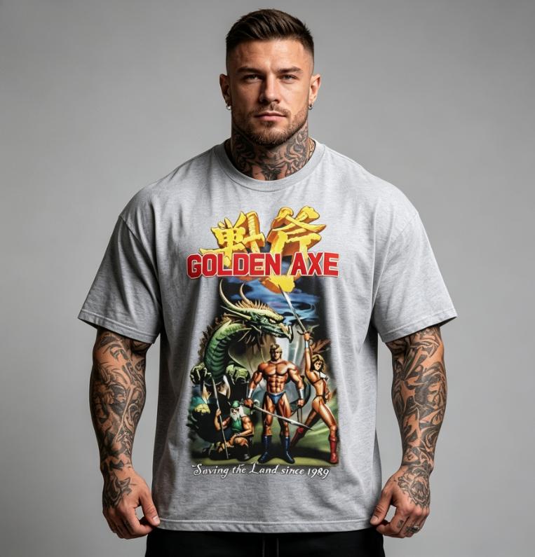 2026 new Retro pattern Unisex's T-shirt - classic cotton short-sleeved street style T-shirt