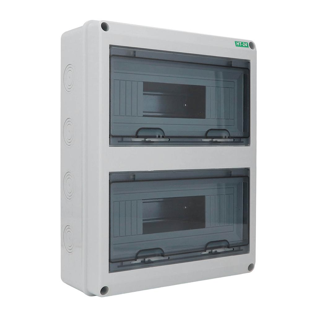 Коробка автоматического выключателя с прозрачной крышкой, открытая, водонепроницаемая, 24-канальная, распределительная защитная коробка