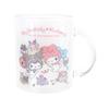 Sanrio 50th Anniversary 20th Anniversary Glass Mug Cup Glass 320ml Character Goods Tableware Miscellaneous Goods Made In Japan 320168 "My Melody"
