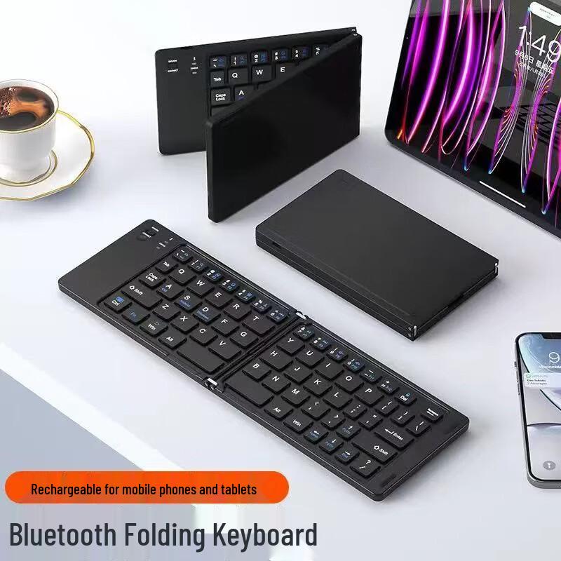 OLOEY Портативная складная Bluetooth-клавиатура и мышь