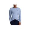 Polo SS23 Solid Color Crew Neck Long Sleeve T-Shirt Men Tops Light-Blue 710627433-045