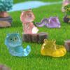 Cute Luminous Caterpillar Garden Doll House Cute Resin Mini Figurine