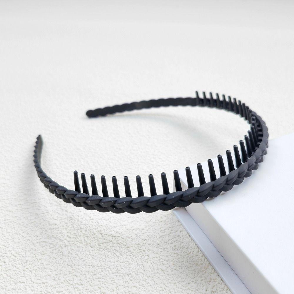 Корейский стиль Зубы Матовый Обруч для волос Акриловый Нескользящий Ободок Темперамент Девушки