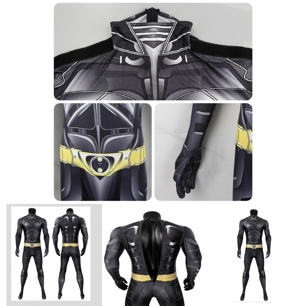 Dark Knight Batman Bruce Wayne Cos Clothing Jumpsuit With Cape