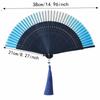 Gradient Color Retro Hand Fan Portable Dance Fan Chinese Style Bamboo Folding Fan  Gift Giving