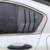 Fit For Honda Accord 8th Sedan 2008-2013 Car Rear Louver Window Side Shutter Cover Trim Sticker Vent Scoop ABS Carbon Fiber