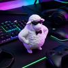 Милая Классная Фигурка Овцы 3D Печать Маленький Ягненок с Солнечными Очками и Галстуком-Бабочкой Новинка Животное Скульптура для Дома Офиса Декора Стола
