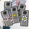 Чехол Сердце из Цветов для Xiaomi Mi Poco X3 NFC M3 11 10 12 9T 11T 10T Pro Note 10 Lite Матовые Твердые Чехлы для Телефона