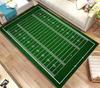 American Football Field Carpet Non-slip Resistant Rug Machine Washable Waterproof Mat Living Room Outdoor Garden Yard Decor Rugs