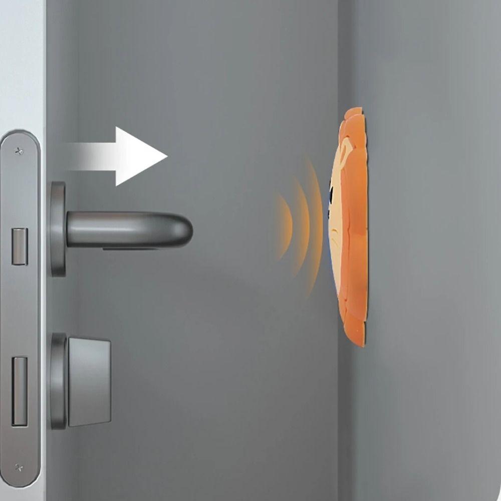 Anti-Shock Wall Protector Self-adhesive Doorknob Bumper Cover Cute Furniture Pad Home