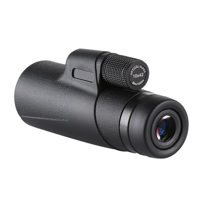 Телескоп 10x42, 1/12x50, однотрубный, с высоким увеличением, HD, для наружного использования, трансграничный, для взрослых