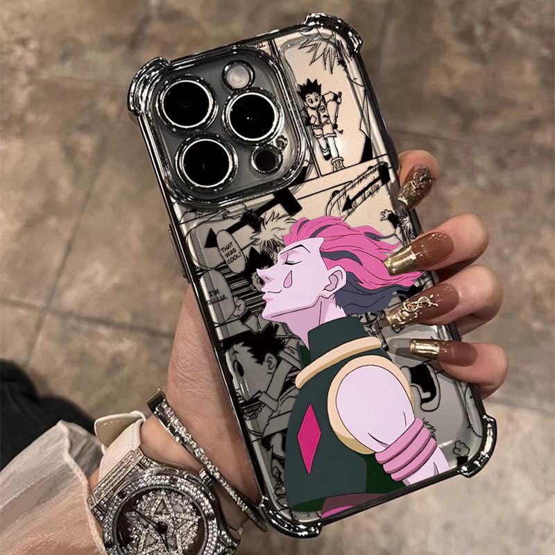 Чехол для телефона Аниме Hunter X Hunter Для iPhone 17 17e 16e 16 15 14 13 12 11 Pro Max X XR XSMax 7 8 Mini Air Plus Противоударный Airbag