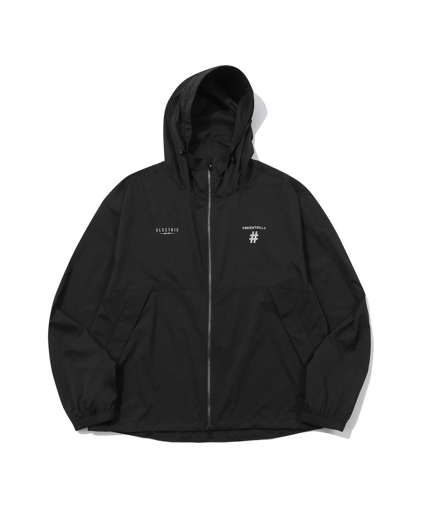 Beentrill [Beentrill X Electric] Технологичная оверсайз ветровка (черный)