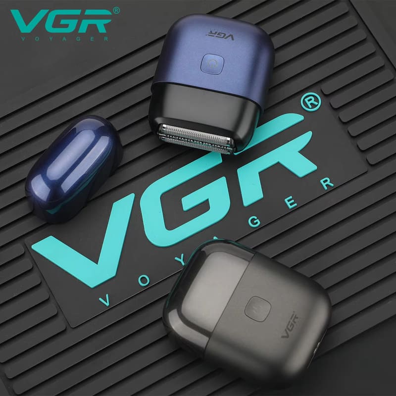 VGR V-340 Бритва Профессиональная Электробритва Машинка для Бритья с Движущимся Лезвием IPX7 Водонепроницаемая Триммер для Бороды Мини-Бритва для Мужчин Безопасная и Нежная к Коже