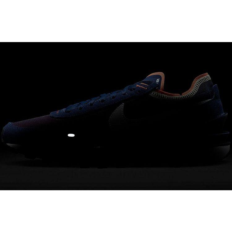 Nike Мужские кроссовки Waffle One Midnight Navy Orange Melon Tint Blue White DA7995-401