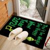 Grin-ch Christmas Spirit Rug Office Carpet Non-Slip Mat, Chair Rug Floor Covering for Gaming, Bedroom, Living Room , Home Decor Christmas Gift