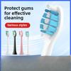 Suitable for Philips Electric Toothbrush Soft-bristled Gum Protection Replacement Brush Head HX3/6/8/9 Series Universal Small Feather Bristles